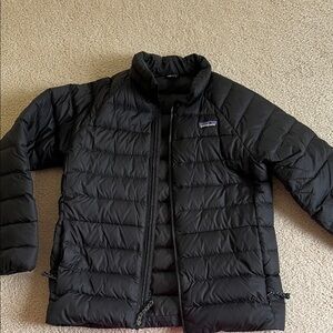 Patagonia Quilted Black Jacket size 12 Youth